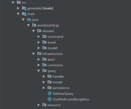 Java EE CQRS Project Structure