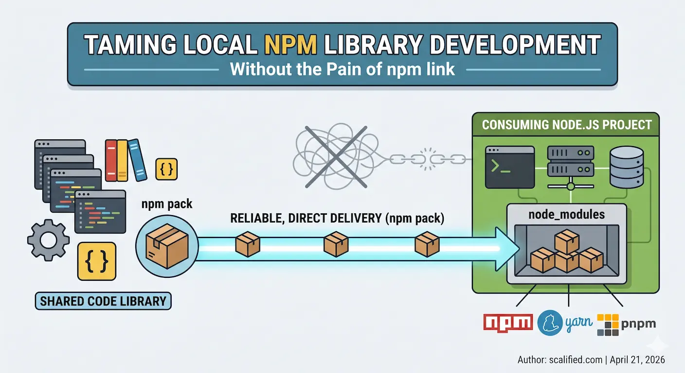 Taming Local npm Library Development Without the Pain of npm link